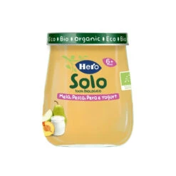 Solo Omogeneizzato Merenda Mela, Pera, Pesca E Yogurt Bio 120g