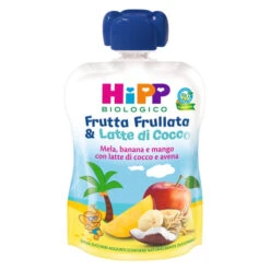 Hipp Frutta Frullata Bio Mela Banana E Mango Con Latte Di Cocco E Avena 90g