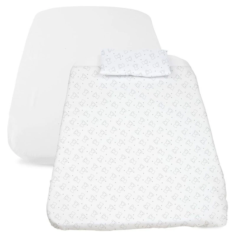 Chicco Set 3pz Lenzuolo Con Angoli, Lenzuolo Sopra E Federa Per Culla Next2Me Forever 3 Chicco Set 3pz Lenzuolo Con Angoli, Lenzuolo Sopra E Federa Per Culla Next2Me Forever