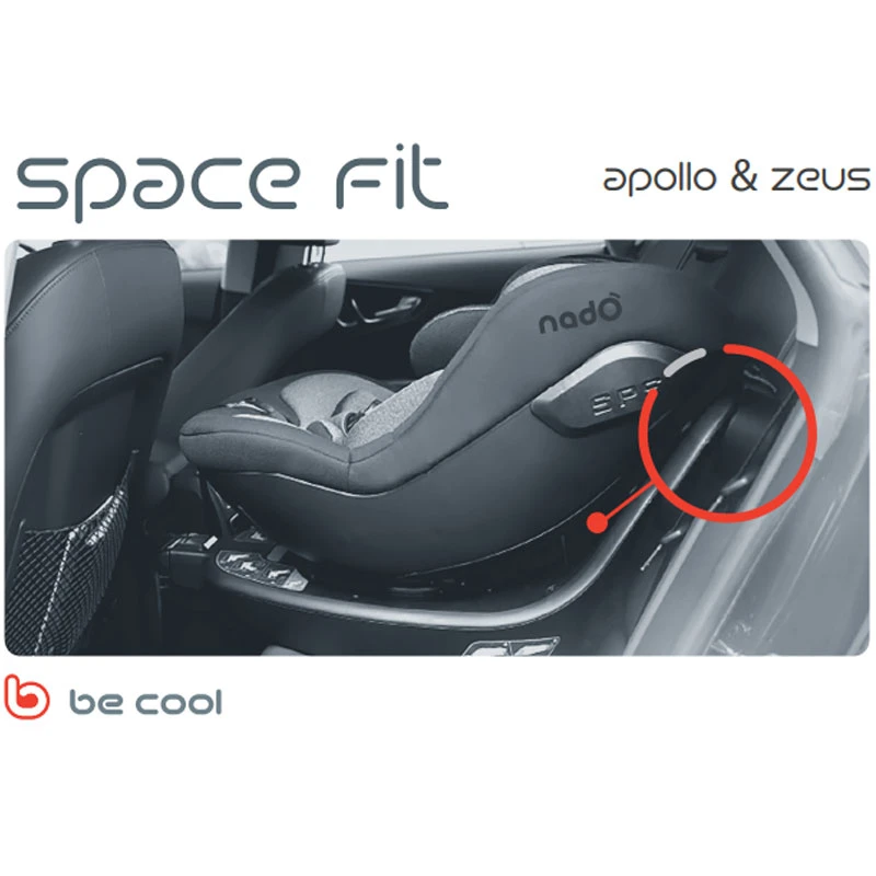 Be Cool Space Fit Per Seggiolino Apollo E Zeus 5 Be Cool Space Fit Per Seggiolino Apollo E Zeus - immagine 3