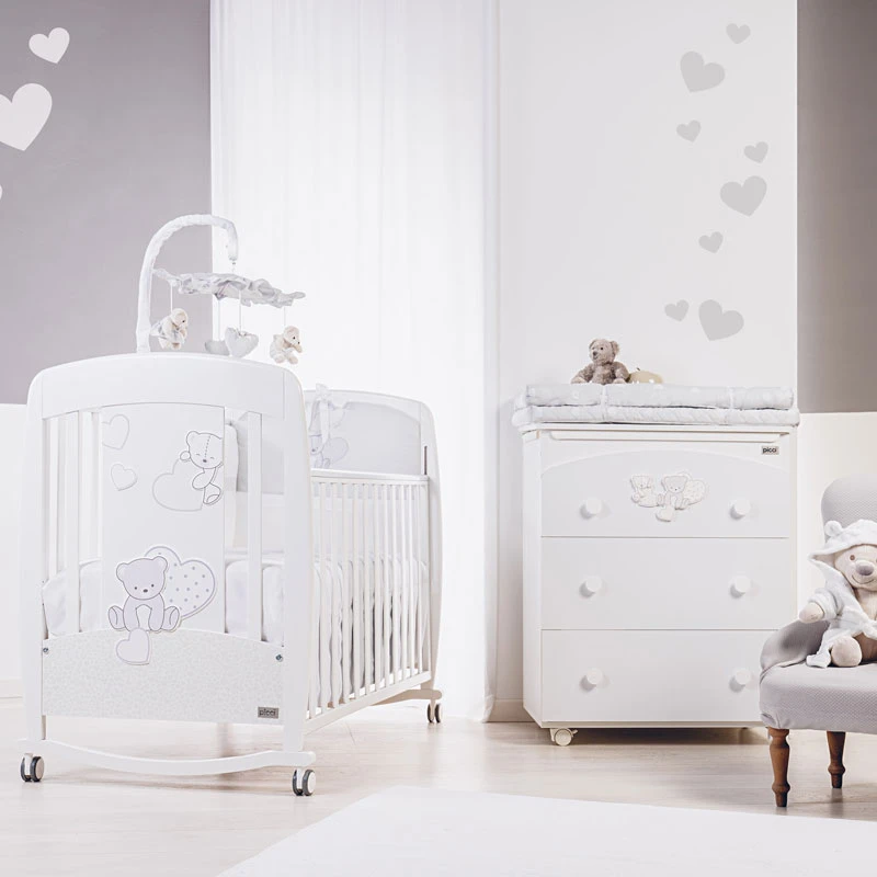 Picci Copertina Rombetto Amelie Con Ricami In Cotone Anallergico Per Lettino Amelie 115x150cm 7 Picci Copertina Rombetto Amelie Con Ricami In Cotone Anallergico Per Lettino Amelie 115x150cm - immagine 5