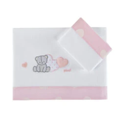 Picci Set 3pz Lettino Amélie Con Coprimaterasso, Lenzuolo E Federa Ricamato 65×126cm -Negozio Di Prodotti Per Bambini 0092955 picci set 3pz lettino amelie con coprimaterasso lenzuolo e federa ricamato 65126cm