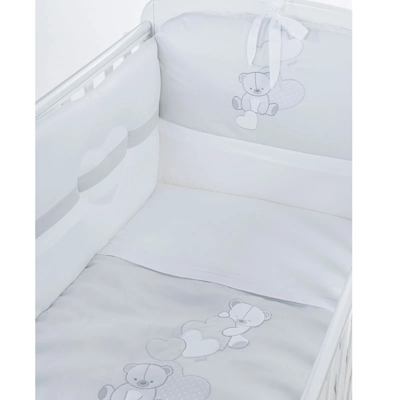 Picci Set 3pz Piumetto Imbottito, Paracolpi E Federa Letto Amelie 4 Picci Set 3pz Piumetto Imbottito, Paracolpi E Federa Letto Amelie - immagine 2