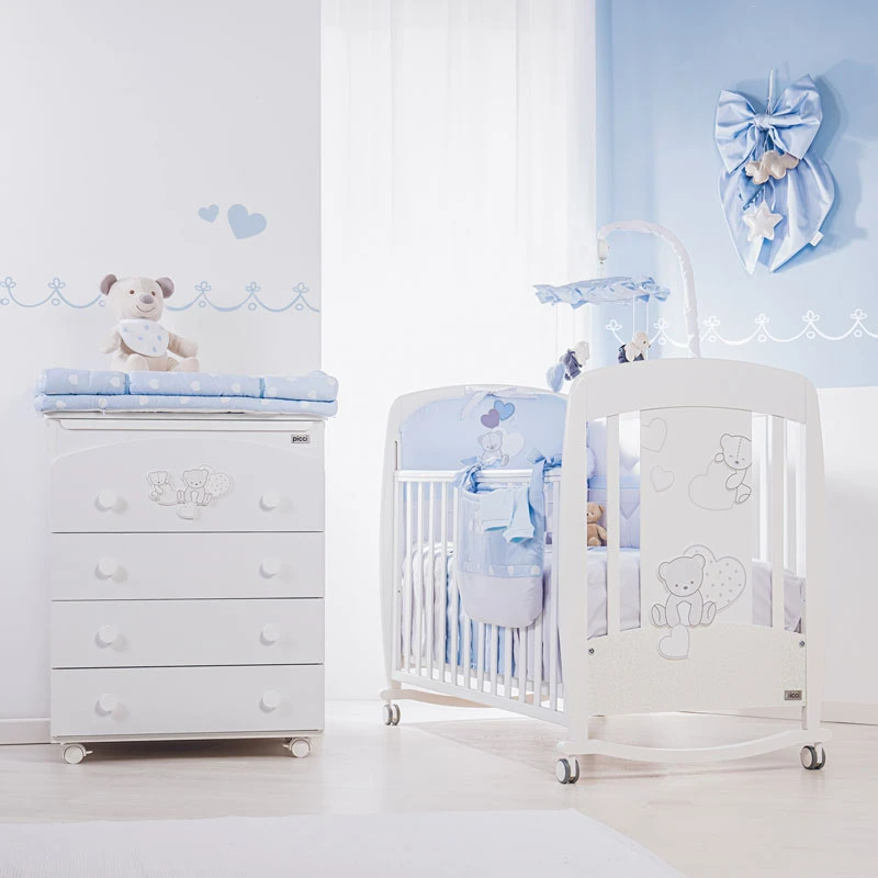 Picci Set 3pz Piumetto Imbottito, Paracolpi E Federa Letto Amelie 8 Picci Set 3pz Piumetto Imbottito, Paracolpi E Federa Letto Amelie - immagine 6