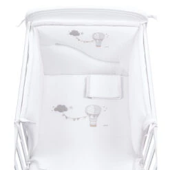 Picci Set 3pz Piumetto Imbottito, Paracolpi Federa Per Lettino Aria - Tinta Bianca -Negozio Di Prodotti Per Bambini 0093287 picci set 3pz piumetto imbottito paracolpi federa per lettino aria tinta bianca