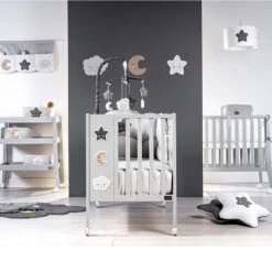 Picci Set 3pz Coprimaterasso, Lenzuolo Sopra E Federa Per Culla Smile - Grigio -Negozio Di Prodotti Per Bambini 0093326 picci set 3pz coprimaterasso lenzuolo sopra e federa per culla smile grigio