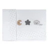 Picci Set 3pz Coprimaterasso, Lenzuolo Sopra E Federa Per Culla Smile - Grigio -Negozio Di Prodotti Per Bambini 0093328 picci set 3pz coprimaterasso lenzuolo sopra e federa per culla smile grigio