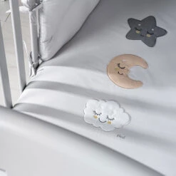 Picci Set 3pz Piumetto, Paracolpi E Federa Per Letto Smile -Negozio Di Prodotti Per Bambini 0093347 picci set 3pz piumetto paracolpi e federa per letto smile