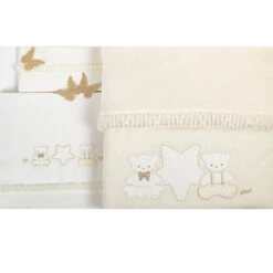 Picci Set 3pz Lenzuolino, Coprimaterasso E Federa Per Culla Nanny -Negozio Di Prodotti Per Bambini 0094980 picci set 3pz lenzuolino coprimaterasso e federa per culla nanny