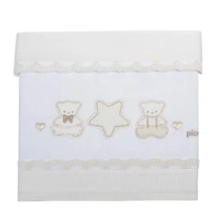Picci Set 3pz Lenzuolino, Coprimaterasso, Federa Cuscino Per Letto Nanny
