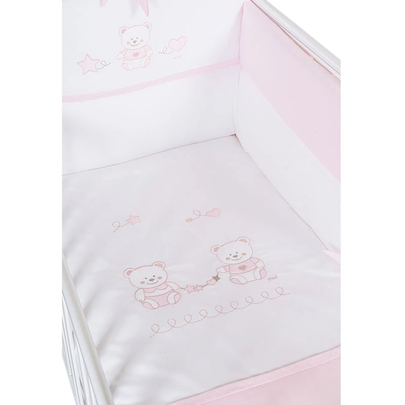 Picci Set 3pz Piumetto, Paracolpi E Federa Cuscino 4 Picci Set 3pz Piumetto, Paracolpi E Federa Cuscino - immagine 2