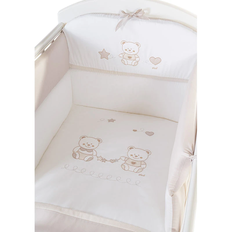 Picci Set 3pz Piumetto, Paracolpi E Federa Cuscino 5 Picci Set 3pz Piumetto, Paracolpi E Federa Cuscino - immagine 3