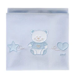 Picci Sonnocaldo Coperta Per Culla Ricamata 70x80cm