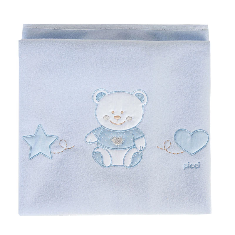 Picci Sonnocaldo Coperta Per Culla Ricamata 70x80cm 3 Picci Sonnocaldo Coperta Per Culla Ricamata 70x80cm