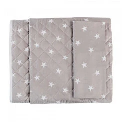 Picci Trapuntina E Federa Per Letto Stella Converse - Sabbia