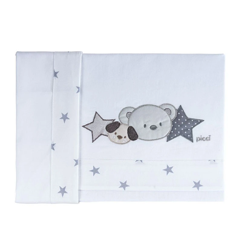 Picci Set 3pz Lenzuolo, Coprimaterasso E Federa Per Letto Valdo 3 Picci Set 3pz Lenzuolo, Coprimaterasso E Federa Per Letto Valdo