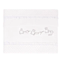 Picci Set 3pz Lenzuolino, Coprimaterasso E Federa Per Letto Vanity - Cristalli