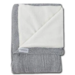 Bamboom Coperta Lavorata A Maglia In Bambù Organico 75x100cm