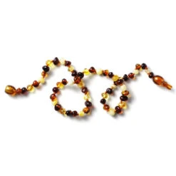 Natinaturali Collanina D'Ambra Baltica Bambini Da Mordere Per Dentizione