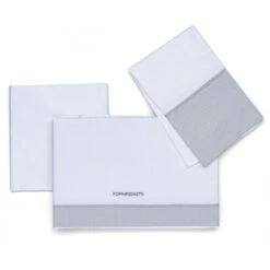 Foppapedretti Completo 3pz Lenzuolo Celebrity Con Lenzuolo Sopra, Coprimaterasso E Federa Cuscino