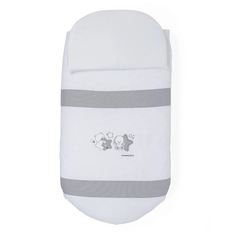 Foppapedretti Completo Piumone Lettino Ovale Armony Con Paracolpi E Federa 3 Foppapedretti Completo Piumone Lettino Ovale Armony Con Paracolpi E Federa