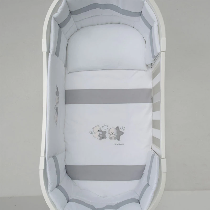 Foppapedretti Completo Piumone Lettino Ovale Armony Con Paracolpi E Federa 4 Foppapedretti Completo Piumone Lettino Ovale Armony Con Paracolpi E Federa - immagine 2