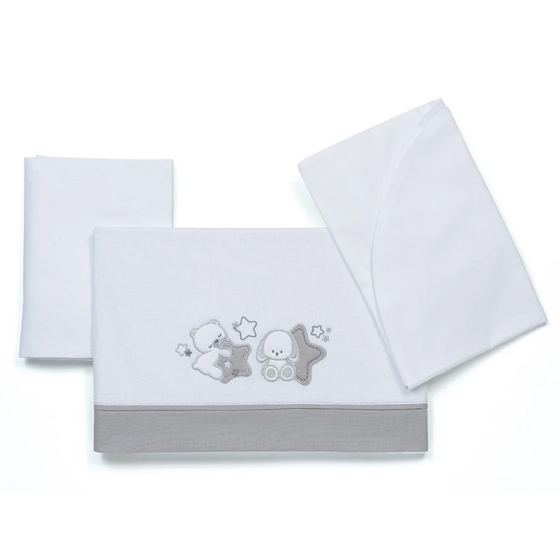 Foppapedretti Completo 3pz Lenzuolo Armony E Piccoli Amici Con Coprimaterasso E Federa 3 Foppapedretti Completo 3pz Lenzuolo Armony E Piccoli Amici Con Coprimaterasso E Federa