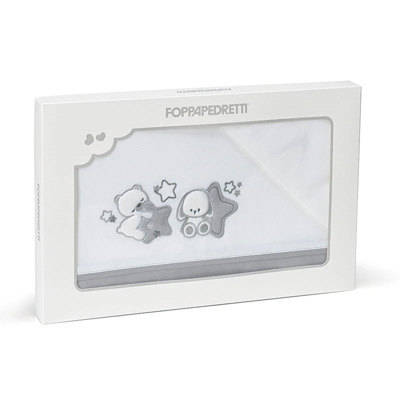 Foppapedretti Completo 3pz Lenzuolo Armony E Piccoli Amici Con Coprimaterasso E Federa 4 Foppapedretti Completo 3pz Lenzuolo Armony E Piccoli Amici Con Coprimaterasso E Federa - immagine 2