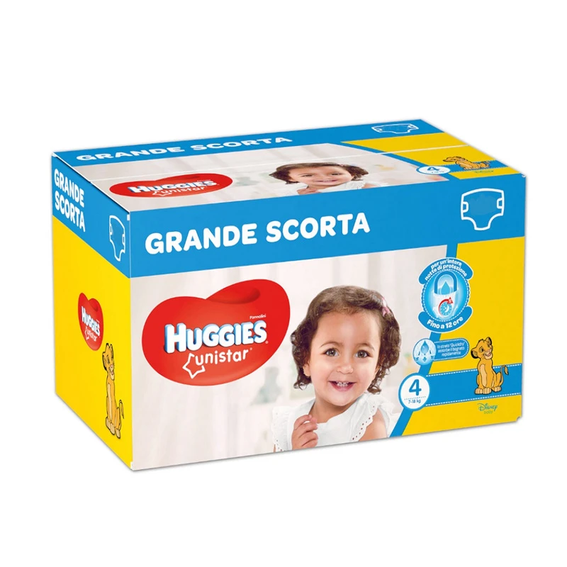 Huggies Pannolini Unistar 4 96 Pezzi 3 Huggies Pannolini Unistar 4 96 Pezzi
