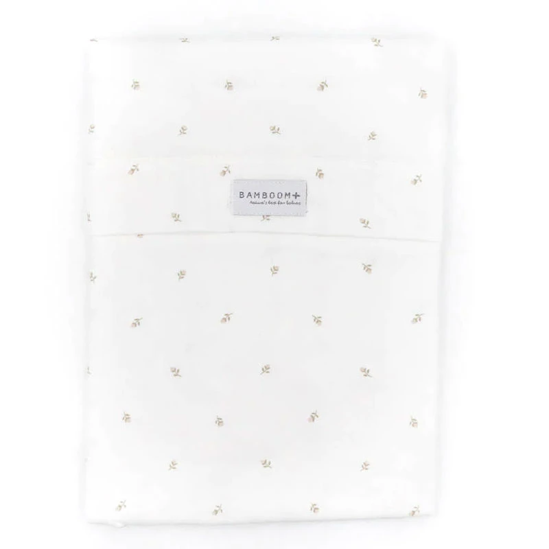 Bamboom Set Lenzuolo E Federa In Bambù Organico Per Lettino Neonato 110x140cm 4 Bamboom Set Lenzuolo E Federa In Bambù Organico Per Lettino Neonato 110x140cm - immagine 2