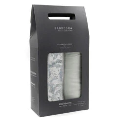 Bamboom 2Pack Swaddle XL In Bambù Organico, 120x120cm -Negozio Di Prodotti Per Bambini 0098024 bamboom 2pack swaddle xl in bambu organico 120x120cm
