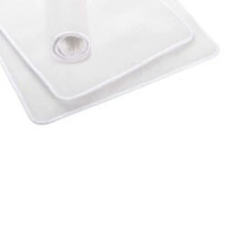 AirCuddle Coprimaterasso Top Safe In Tessuto 3D Assorbente, Traspirante, Impermeabile - 60x125cm