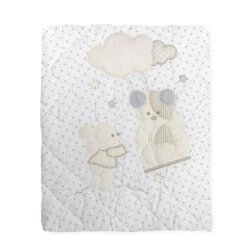 Bebitaly Trapunta Estiva Per Letto In Cotone - Stelle 110x140cm