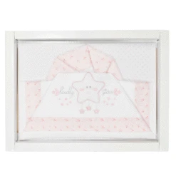 Bebitaly Set 3pz Lenzuola Culla Baby Star