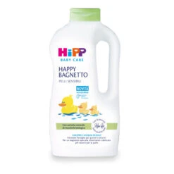 Hipp Bagnoschiuma Happy Bagnetto Con Mandorle Bio, Formato Famiglia - 1000ml