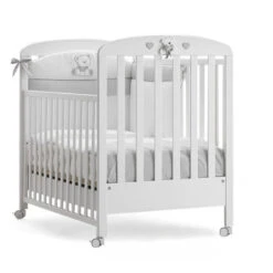 Erbesi Lettino Tatino In Legno Massello Con Sponde Regolabili -Negozio Di Prodotti Per Bambini 0101334 erbesi lettino tatino in legno massello con sponde regolabili