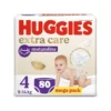 Huggies Pannolini Mutandina Extra Care 4 Mega Pack - 80 Pezzi -Negozio Di Prodotti Per Bambini 0102471 huggies pannolini mutandina extra care 4 mega pack 80 pezzi