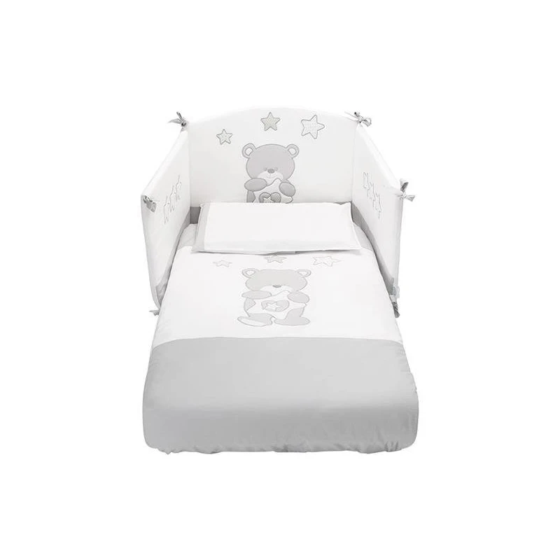 Pali Set Letto Piumone Birba Con Paracolpi E Federa Cuscino 3 Pali Set Letto Piumone Birba Con Paracolpi E Federa Cuscino