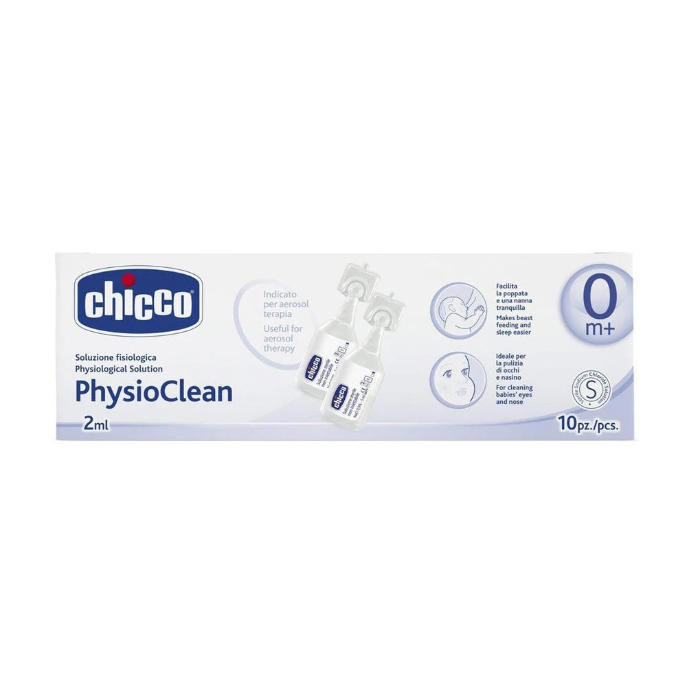 Chicco Soluzione Fisiologica Physioclean Per Pulizia Naso E Occhi 10x5ml 3 Chicco Soluzione Fisiologica Physioclean Per Pulizia Naso E Occhi 10x5ml