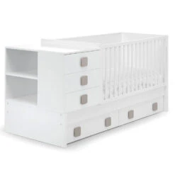 Erbesi Lettino Easy Trasformabile In Scrivania, Comodino E Letto Bambino - Dalla Nascita All'Adolescenza -Negozio Di Prodotti Per Bambini 0103494 erbesi lettino easy trasformabile in scrivania comodino e letto bambino dalla nascita alladolescenza