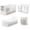 Erbesi Lettino Easy Trasformabile In Scrivania, Comodino E Letto Bambino - Dalla Nascita All'Adolescenza -Negozio Di Prodotti Per Bambini 0103509 erbesi lettino easy trasformabile in scrivania comodino e letto bambino dalla nascita alladolescenza