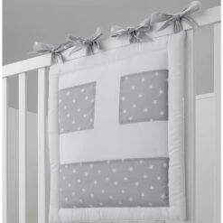 Erbesi Sacca Portaoggetti Easy, Pannello Portaoggetti In Tessuto Per Lettino