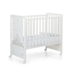 Foppapedretti Lettino Culla Pikkoletto Dolcestella Con Rete A Doghe Anti Reflusso E Sponda Laterale Regolabile