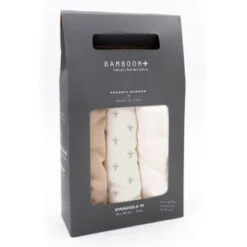 Bamboom 3 Pack Swaddle In Bambù Organico, 70x70cm -Negozio Di Prodotti Per Bambini 0107604 bamboom 3 pack swaddle in bambu organico 70x70cm