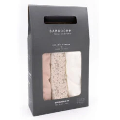 Bamboom 3 Pack Swaddle In Bambù Organico, 70x70cm -Negozio Di Prodotti Per Bambini 0107606 bamboom 3 pack swaddle in bambu organico 70x70cm