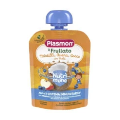 Plasmon Nutrimune Frullato Mirtilli, Avena, Cocco E Mela - 85gr