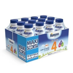 Humana 4 Latte Crescita Liquido ProBalance - Pacco Scorta 12 X 470ml