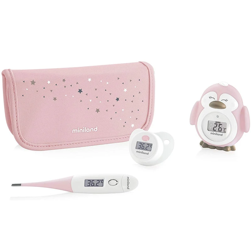 Miniland Set Termokit Per Temperatura Corpo, Acqua E Ambiente 3 Miniland Set Termokit Per Temperatura Corpo, Acqua E Ambiente
