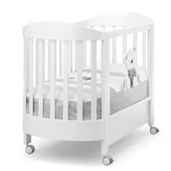 Erbesi Lettino Tato Ovale Con Materasso Incluso -Negozio Di Prodotti Per Bambini 0108900 erbesilettino tato ovale con materasso incluso